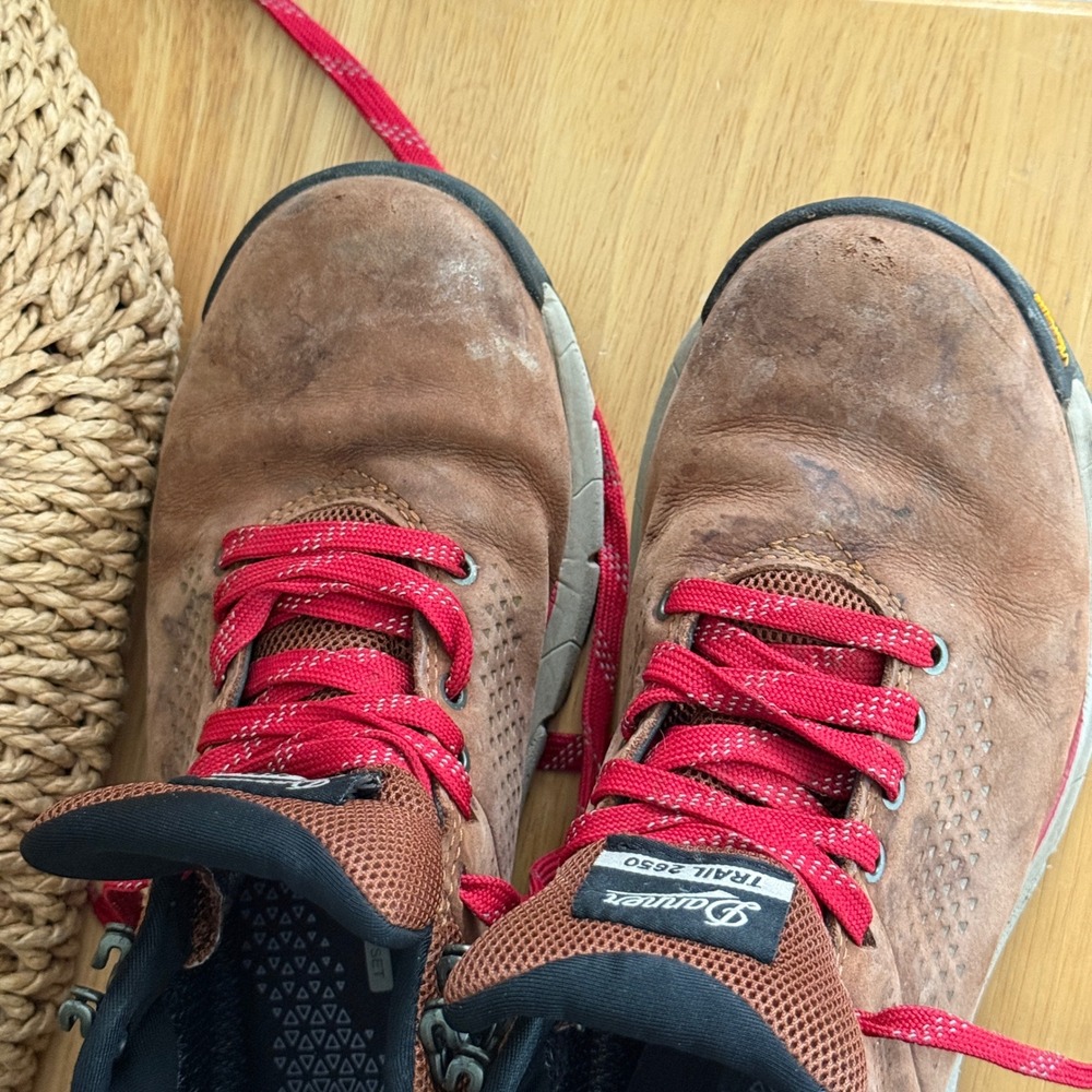 Danner Trail 2650 Mid 4in GTX Gore-Tex Hiking Boots Womens 8 Brown Red Gorpcore - Picture 4 of 12